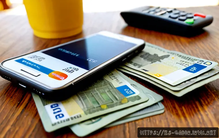 Home 15 가봉 현지 화폐와 신용카드 사용법 - Photorealistic travel finance scene in Gabon, close-up of neatly arranged Central African CFA franc ...